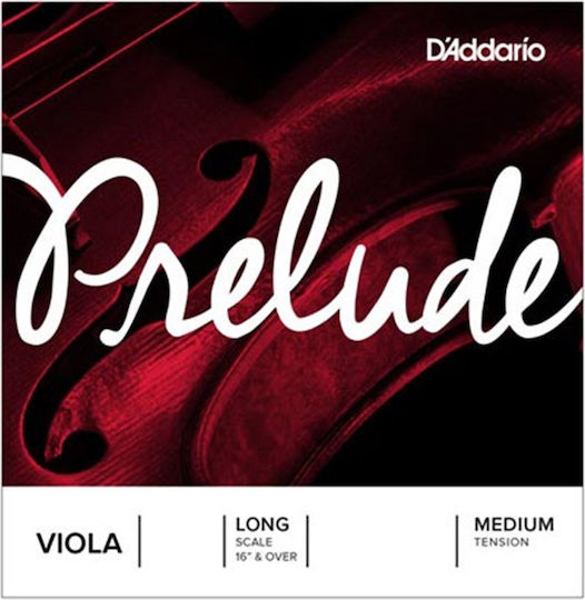 Daddario Single Steel String for Violin 1/2 Prelude Viola Long Scale C (Do)