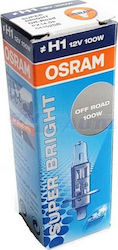 Osram Λάμπα Αυτοκινήτου Super Bright H1 Αλογόνου 12V 100W 1τμχ