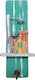 Kapadakis Wood Art Wall Hanger Homes With Column Wooden Multicolour 7x5x24cm