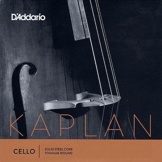 Daddario Kaplan Cello 4/4 Medium Μονή Χορδή Steel Τσέλου 4/4 G (Σολ)