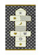 Ezzo Hopscotch KD44 Kinder Teppich Gray 160x230cm