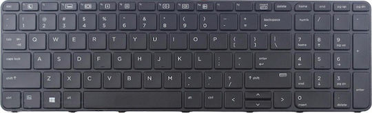 Πληκτρολόγιο Laptop για ProBook 450 G4/455 G4/470 χωρίς Πλαίσιο και Διάταξη Αγγλικά (US) σε Μαύρο χρώμα KEY-077