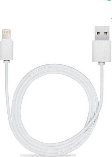 QIHANG QH-C22 Редовна USB-A към Lightning кабел Бял 2м