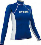 CressiSub Women's Long Sleeve Sun Protection Shirt Blue