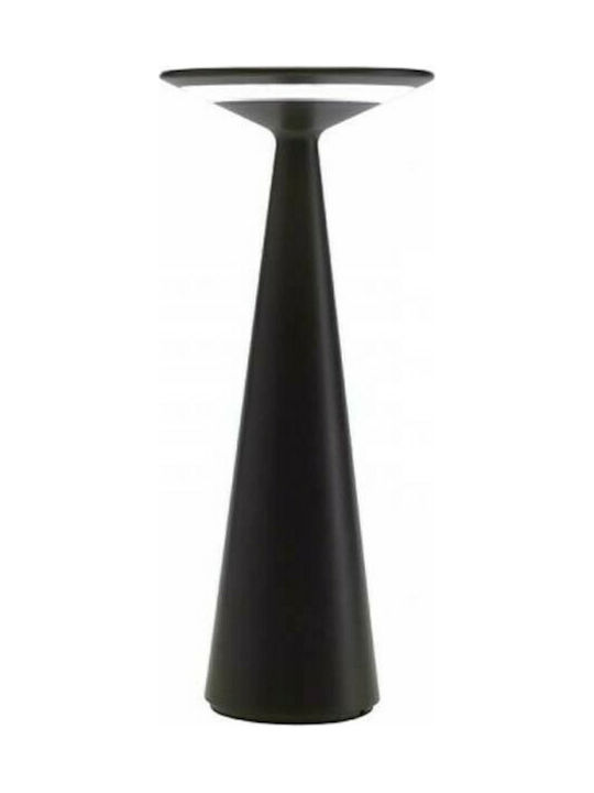 Zafferano Dama Pro Table Decorative Lamp LED Battery Black