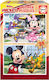 Wooden Kids Peg Puzzle Mickey & Friends 50pcs Educa