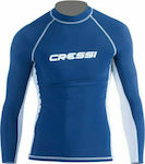 CressiSub Men's Long Sleeve Sun Protection Shirt Blue