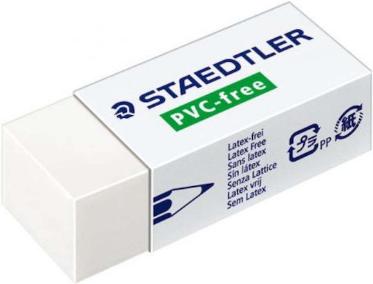 Staedtler Eraser for Pencil and Pen Pvc Free 1pcs White