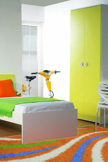 Sprintzio Next Shaggy 1130 Παιδικό Χαλί Πορτοκαλί 66x130cm Πάχους 50mm