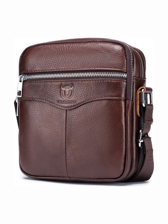 Leather Men's Bag Shoulder / Crossbody Brown