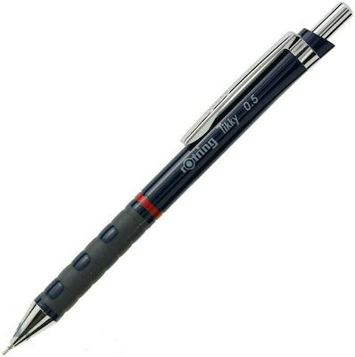 Rotring Tikky Creion mecanic de desen 0.5mm cu Radiera Navy Blue