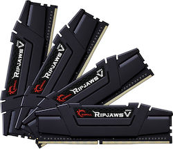 G.Skill Ripjaws V 32GB DDR4 RAM με 4 Modules (4x8GB) και Ταχύτητα 3600 για Desktop