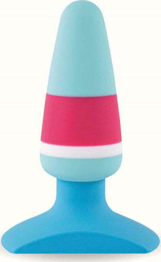 Feelztoys Butt Plug Colors No.1 Анална тапа Blue / Pink 9см