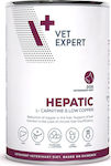 VetExpert Hepatic Dog Umedă pentru Câini pentru Pui cu Păsări de curte în Conservă 1 x 400gr.