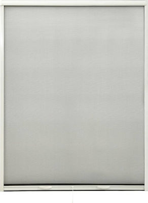 vidaXL Σίτα Παραθύρου Κάθετης Κίνησης Λευκή από Fiberglass 170x130cm 148722