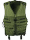 Mil-Tec Tactical Vest Khaki Tactical Vest with Molle System Olive