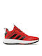 Adidas Ownthegame 2.0 Ψηλά Μπασκετικά Παπούτσια Scarlet / Core Black / Grey Six