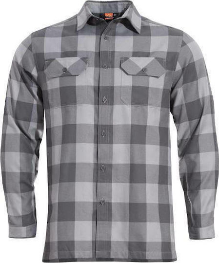Pentagon Drifter Flannel Кънингетико Риза Wolf Grey