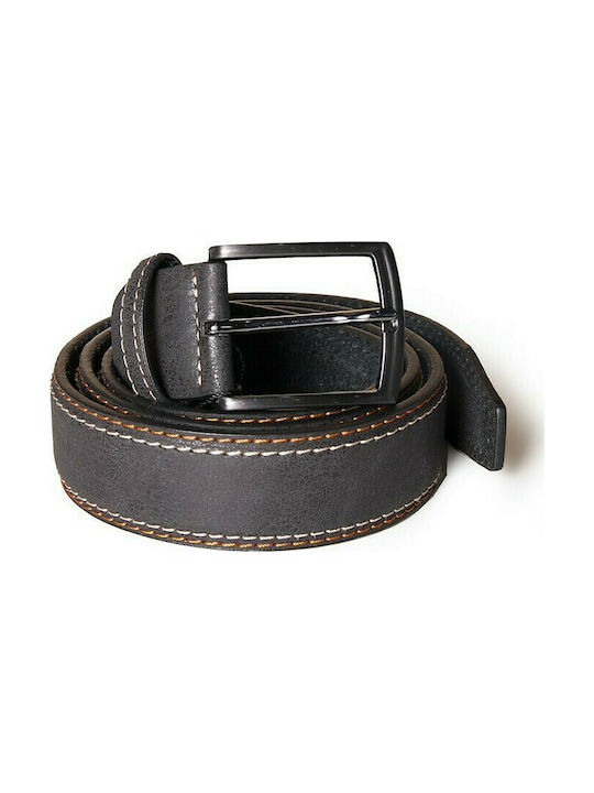 Harvey Miller 121322.155 Men's Leather Belt Black