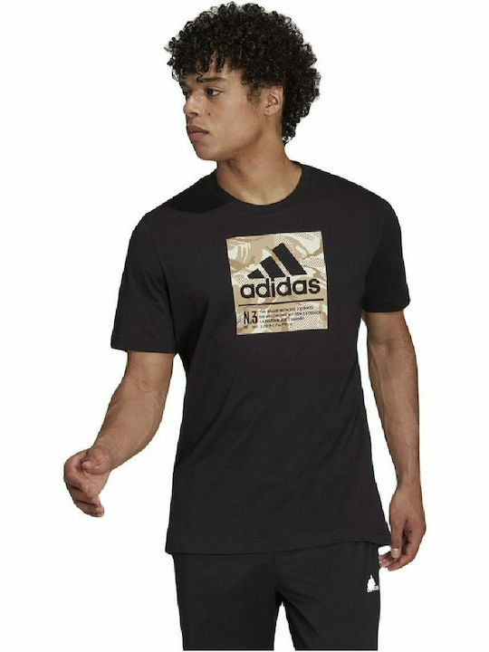Adidas Performance Camo Box Ανδρικό T-shirt Μαύρο Camo GS6307 | Skroutz.gr