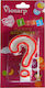 Viosarp Birthday Candle Number in Red Color VC091-10