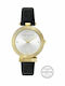 Ted Baker Women's Watch with Black Leather Strap
