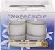 Yankee Candle mit Duft Jasmin in Weiß Farbe (bis zu 6 Stunden Brenndauer) 12Stück
