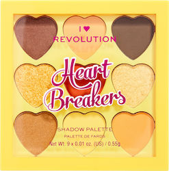 Revolution Beauty Heartbreakers Παλέτα με Σκιές...