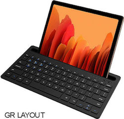 Lamtech LAM022124 Fără fir Bluetooth Doar tastatura pentru Tabletă Grecesc Black