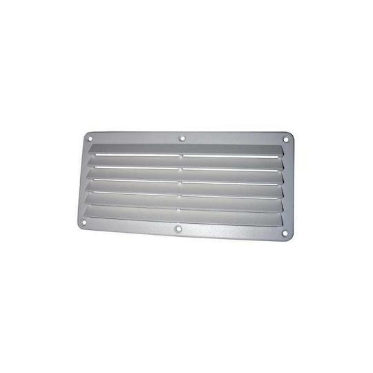 Eval Περσίδα Αεραγωγού Σκάφους Πλαστική 260x127mm Μαύρο Χρώμα
