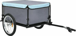 Vidaxl Bicycle Trailer Cargo Transport Black Blue 65 Kg