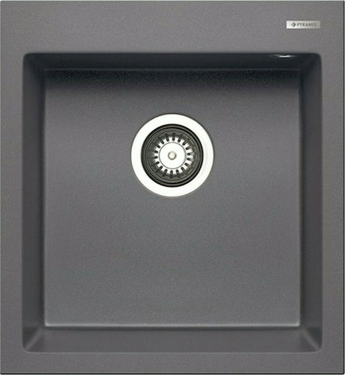 Pyramis Istros 1B Drop-In Μ46xΠ50cm Iron Grey