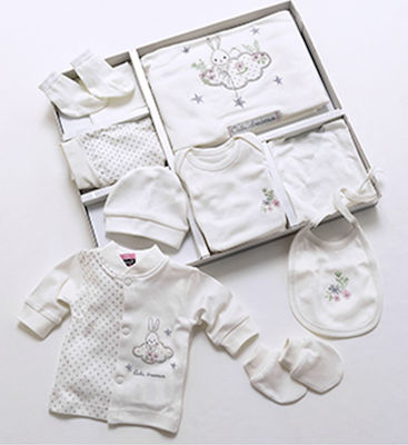 Funky Newborn Clothing Set for Girl for 0-1 months 10pcs