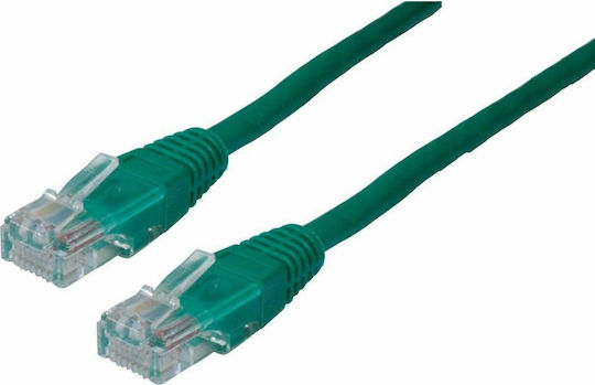 Anga U/UTP Cat.6e (High Speed) Καλώδιο Δικτύου Ethernet 1m Πράσινο