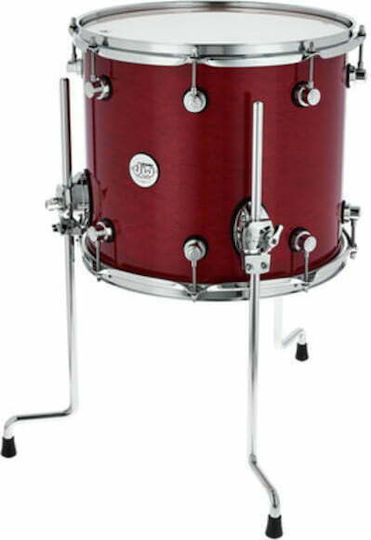 DW Drums Floor Tom Design Series 14" x 12" Cherry Stain