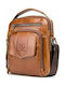 Bull Captain DJB-777 Leather Men's Bag Shoulder / Cross In Tabac Brown Colour