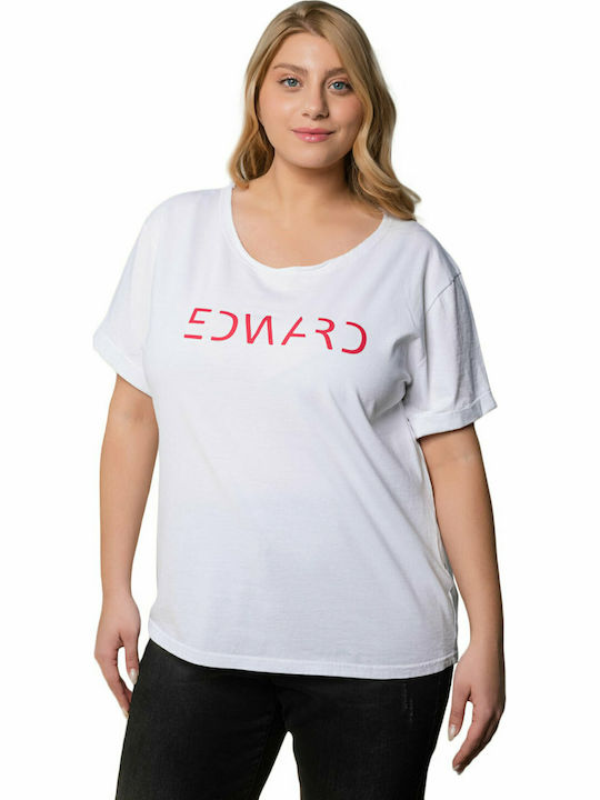 Edward Jeans Open Women's T-shirt White