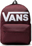 Vans V Bag Port Royale Σχολική Τσάντα Πλάτης Γυμνασίου - Λυκείου σε Μπορντό χρώμα