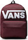 Vans V Bag Port Royale School Bag Backpack Junior High-High School in Burgundy color 22lt