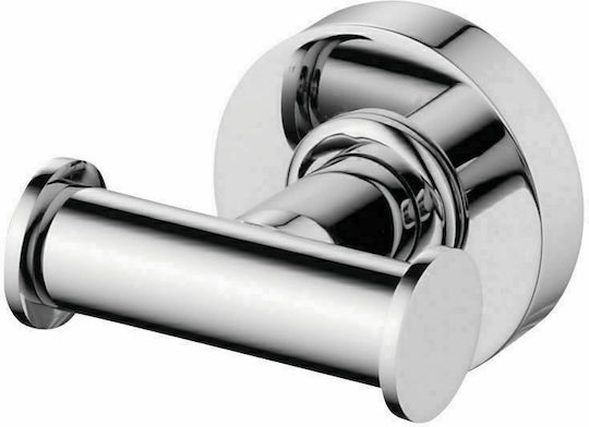 Ideal Standard Iom Double Wall-Mounted Bathroom Hook Silver
