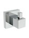 Ideal Standard Iom Square Άγκιστρο Μπάνιου Μονό Inox Ασημί