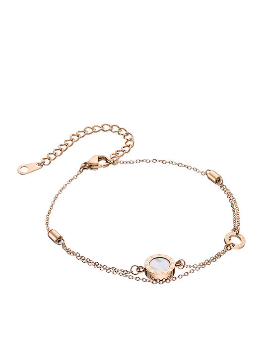 Oxzen Bracelet Chain made of Steel Gold Plated