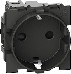 Legrand Living Now Single Power Socket Black