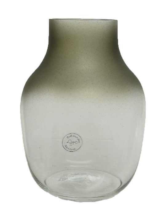 Kaemingk Decorative Vase Transparent 18x18x25cm