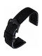 Strap Rubber 8846 easy click Black 20mm