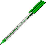 Staedtler Stick 432 Pen Ballpoint 0.7mm with Green Ink