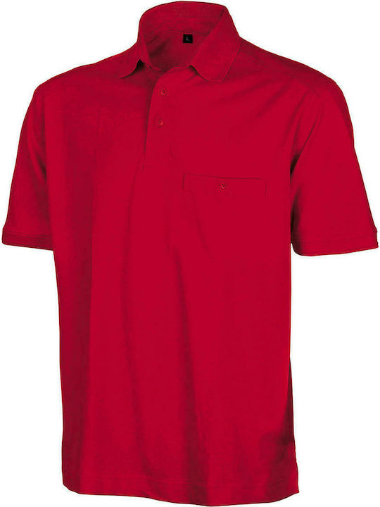 Result Apex Men's Promotional Polo T-Shirt in Red