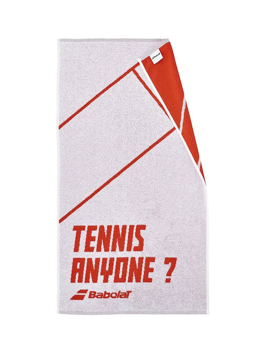 Babolat Πετσέτα Γυμναστηρίου Βαμβακερή Λευκή 91.5x50.5cm