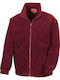 Result Active Men's Long Sleeve Promotional Cardigan Burgundy