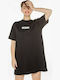 Ellesse Chiama Sommer Mini T-Shirt Kleid Schwarz